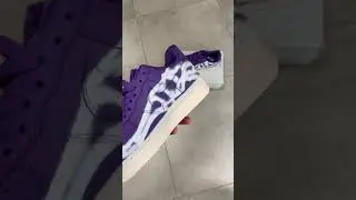 Nike air force skeleton purple