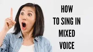 How to sing in mixed voice- Live Singing Tutorial