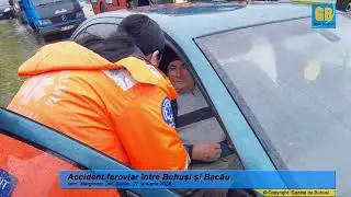 Accident feroviar cu o caruță pe ruta Buhusi-Bacau