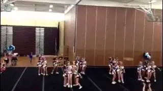 Carissa Finney at NLHS Cheer Demonstration