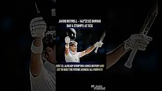 Jacob Bethell 🗿☠️ RCBian Fans 🗿☠️ #youtubeshorts #viratkohli #legend#rcbians#cricket #batting#shorts