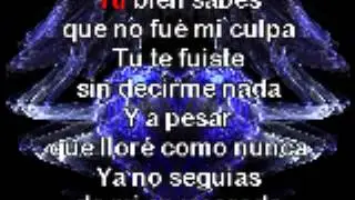 Asi fue KARAOKE Juan Gabriel