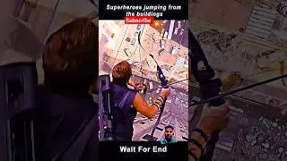 Best Jump Of Superheroes 😱😱 #marvel #avengers #mcu @AZ_STARK_OFFICIAL #shorts