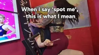 Muscular girl works out on another girl 0.0