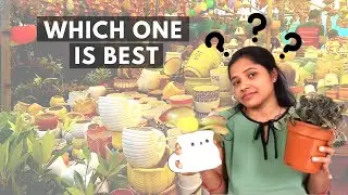 Which Pot is Best for Plants| Plant Pots|Ceramic, plastic, terracotta, metal |e URBAN ORGANIC GARDEN