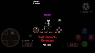 Muffet No Heal, Full Video In My Channel #genocideroute #sans #undertale #fangame #muffet