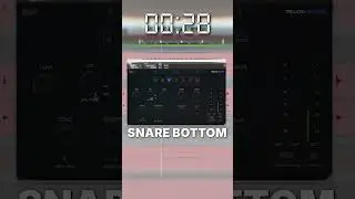 Обработка малого барабана меньше чем за 1 минуту! #mixing #musicproduction #drums #audio #сведение