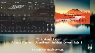 Arturia Pigments Presets | Vicious Antelope - Ambient Colors: Pads 1 - Ambient Music Synth Presets