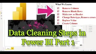 How to Quickly Clean, Transform & Load Data in POWER BI Part 1