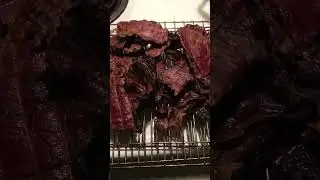 Smoked moose meat with hickory spice,  cured 6hrs & Maple wood smoke