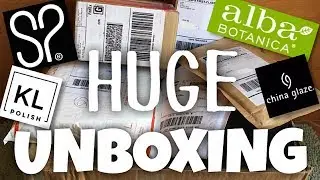 HUGE Summer 2017 Unboxing Salon Perfect, Alba Botanica, KL Polish and more