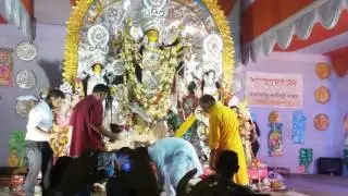 Beldih Kali Bari Ashtami Aarti Dance 2015-Jamshepur Durga Puja