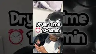 Dryer time varies on hair type