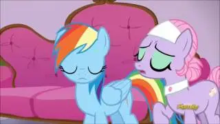Rainbow Dash at the spa