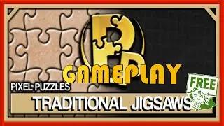 PIXEL PUZZLES TRADITIONAL JIGSAWS - GAMEPLAY / REVIEW - FREE STEAM GAME 🤑