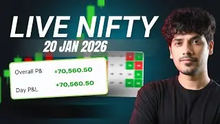 Live Nifty Option Trading | Intraday Trading by TradingWithShakti | 20th Jan