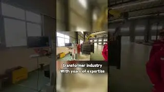 Robotic Welding for Transformer Tanks.#weldingrobot #welding #transformers #transformerwelding