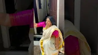 Manju Pathrose looks beautiful in a set saree #reels #shotrs #dance