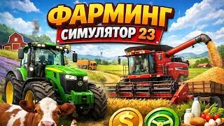 Farming simulator 23 Збирання врожаю і дісковка 