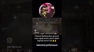 Himesh Reshammiya the era is still alive 👑 cap mania tour #shorts #himeshreshammiya