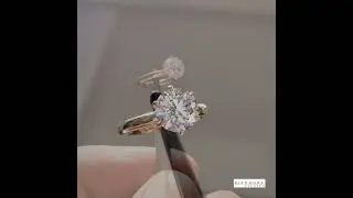 Lab Grown Solitaire Diamond Ring R10764 #solitairediamondring