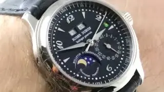 Roger Dubuis Hommage Perpetual Calendar (H37 5739) - 37mm White Gold Hands-On Luxury Watch Review