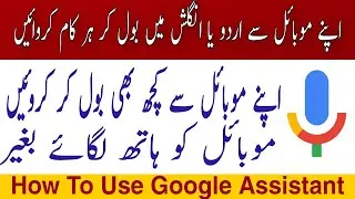 Google Assistant Tricks  How To Use Google Assistant In Urdu English Both Language #Shams Uc