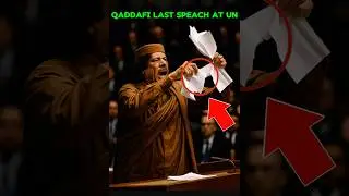 Gaddafi speach at United nation !! what he say in it last speach