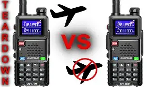 BAOFENG UV-5RH (Airband) vs non airband TEARDOWN...