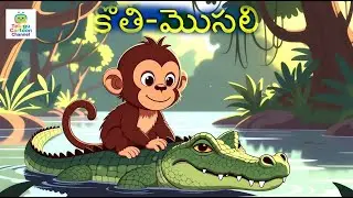 కోతి – మొసలి కథ | The Monkey and the Crocodile Story | Moral Story for Kids