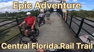 Florida Rail Trail E-Bike Tour! Jasion EB7, Senior & Nomad Life