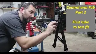 Custom Control Arm Fabrication - G Body Cutlass Tube Frame Chassis build part 10