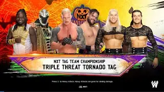 Wyatt Sicks vs Pretty Deadly vs Scrypts and Axiom for the NXT Tag Team Championships 