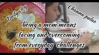 Chana pulao recipe | Mir behram ku hugaya bukhar | yogurt salad by marium |Kitchen and kids routine