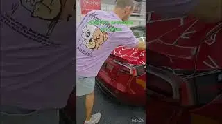 Aplicare protectie ceramica #ceramiccoating #tesla #detailing #car