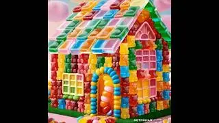 Gummy Candy House You Can EAT?! 🍬🏠 #Shorts #Candycore