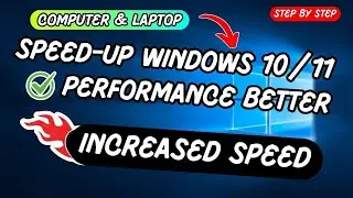 HOW TO SPEED UP WINDOWS 10 WITHOUT SOFTWARE 🚀 | HANGING PROBLEM SOLVED LAPTOP & COMPUTER ✅