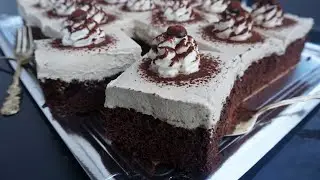 Leckere Kaffee Schnitte ~ Coffeecake ~ Saftige Kaffee-Schnitte für Kaffeeliebhaber 