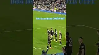 Everton away end Beto 1-1 fans go wild #everton #football #efc #efc24 #premierleague