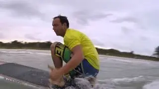 Sup Surfing Small Waves