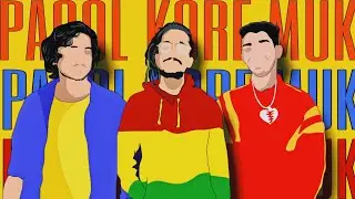 PYRO HIPHOP-Pagol Kore Muk Ft. Detroit Dyg&times;RJoan[Official Lyrics Video]Assamese melodic Rap 2021
