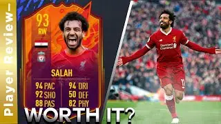 END GAME CARD! 93 Rated HEADLINERS MOHAMED SALAH Player Review! FIFA 22