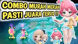 COMBO PUSH RANK EASY WIN | CARA BERMAIN COMMANDER ANGELA #magicchessgogo #mcgg #gochessgo 