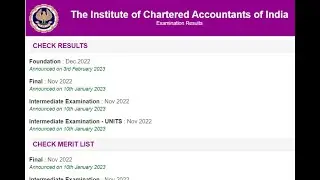 ICAI to release CA Foundation result for June 2023 soon on icai.org