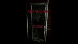 Abandoned kiosk at night #explorations #nightwalks #scary