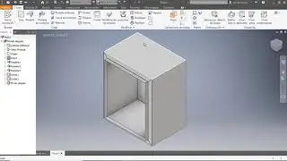7. INVENTOR 2019. Herramientas de chapas / Armario Eléctrico