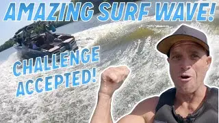 Wake Foil Challenge! How Many Waves Back Behind the 25' XStar??