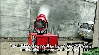 Fog Cannon Machine | Effective Dust Control for Construction & Mining #ygmachinery #ygbrand