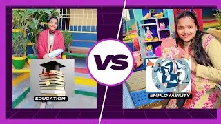 Education VS Employability 🤔🤔 #debate #educationvsemployability #youtube #kiranbhardwaj1152 #yt 