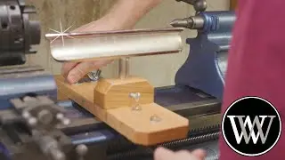 Foot Powered Lathe Resting System
